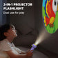Barnens projektorficklampa leksaker