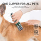 🐾 Tyst djurklippare med LED-display – justerbar längd, sladdfri & 3 hastigheter – perfekt för katter och hundar 🛁