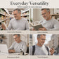 Ultra-Thin Foldable Reading Glasses with Attachable Phone Case and Kickstand