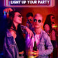 🔥HETT REA 50% RABATT🔥 Mini färgglada LED‑fingerlampor – partylampor med elastiskt band