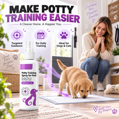 🥳HOT SALE🥳💞10K+ SÅLDA! Potty Training Spray! Vägleder husdjur, säker & enkel spray. Renare hem – skaffa din! ✅