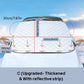 🚗Köp 1 få 1 gratis✨ Främre vindruteskydd täcke – skydd för alla fyra årstider, frostskydd & hög kvalitet – perfekt för bilar, vanar och SUV:ar ❄️☀️