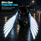 🏍️ 50 % RABATT NU! 💡 LED-projektionslampor med änglavingar för motorcykel – symmetriska ljusmönster på marken, skarp projektionslins och extra synlighet i mörkret ✨
