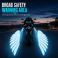 🏍️ 50 % RABATT NU! 💡 LED-projektionslampor med änglavingar för motorcykel – symmetriska ljusmönster på marken, skarp projektionslins och extra synlighet i mörkret ✨